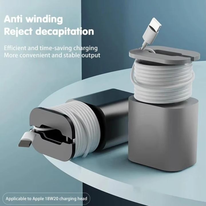 Tangle-Free%20Charging:%202-in-1%20Silicone%20Protector%20&%20Organizer%20for%20iPhone%2011/12%20Chargers%20(Gray)%20-%20Image%208