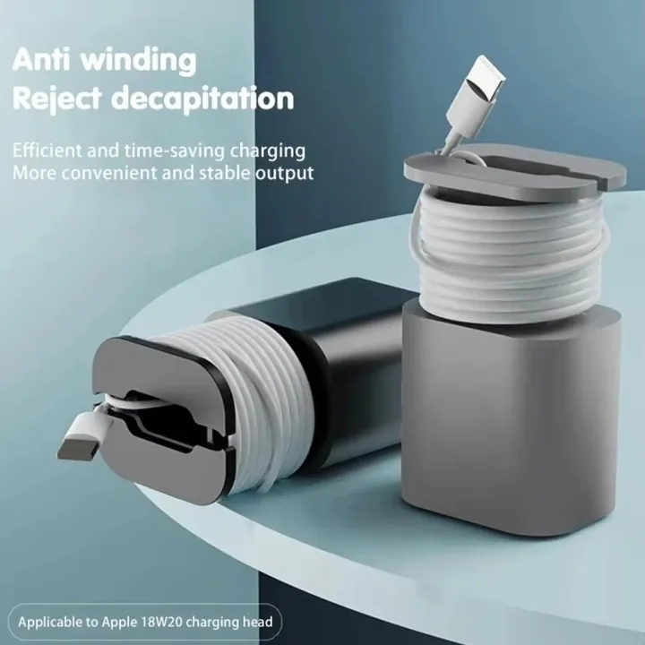 Tangle-Free%20Charging:%202-in-1%20Silicone%20Protector%20&%20Organizer%20for%20iPhone%2011/12%20Chargers%20(Gray)%20-%20Image%208