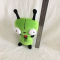 New Alien Invader Zim 3D Eyes Robot Gir Knapsack Cute Stuffed Plush Green Kawaii Plush Doll Knapsack for Gir’s Xmas Gifts. 