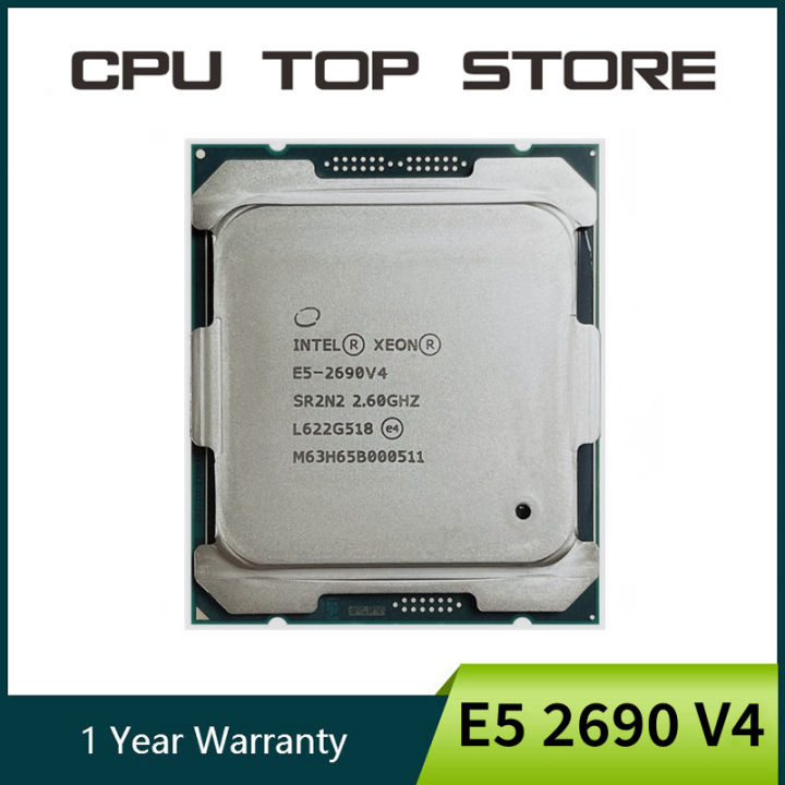 Intel Xeon E5 2690 V4 2690V4 2.6GHz 14-Core 135W 14nm LGA 2011-3 cpu processor