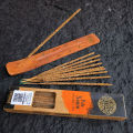 1x Natural Rubbing by hand Indian Incense Sticks White Sage Palo Santo High-end Sandalwood Joss Stick Incenses. 