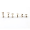 20pcs 12mm/10mm/8mm/6mm/5mm/4mm Chicago Screws Photo Album Screws Snap Rivet Books Butt Screw Assembling Bolts. 