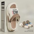 Outdoor Women and Mens Summer 2025 Men's Slippers EVA Lightweight Slides Indoor Leisure Beach Shoes Comfort Soft Men's Slippers. 