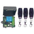 10A High Power RF Relay Module 433MHz Wireless Remote Control Switch DC 9V-24V for Industrial Automation Electric Fence. 