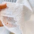 Girls 2024 Summer Clothing Sets Hollow Lace Suit Baby Casual Sleeveless T-shirt+Shorts Kids Clothing Sets Baby Clothes Outfits. 