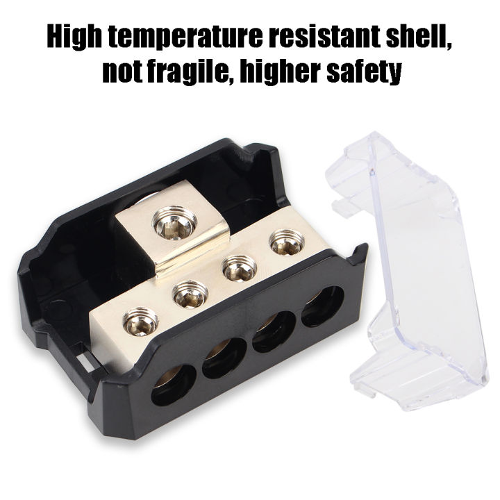 Auto%20Junction%20Box%20for%20Car%20Audio%20Stereo%20Amplifier%204GA%20Out%20Distribution%20Blocks%20Multi-functional%204%20Way%20Ground%20Box%20-%20Image%202