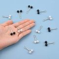 Imported Hijaab black and white scraf pins for muslim women safety pins or brooch. 