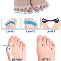 2pcs= 1 Pair Soft Silicone Bunion Toe Corrector Nail Protector Foot Skin Care Tool Toe Hallux Valgus Straightener Spreader. 