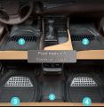 5-Piece Car Rubber Floor Mat Set with Connector Toyota All Seadan Allion Premio Axio Suzuki Mazda Nissan Honda Xtrail civic. 