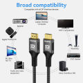 8K HDMI 2.1 Cable 4K@120Hz 8K@60Hz 48Gbps EARC ARC HDCP Ultra High Speed For RTX Video Cable PC Laptop Projector HDTV PS5 1m2m3m.