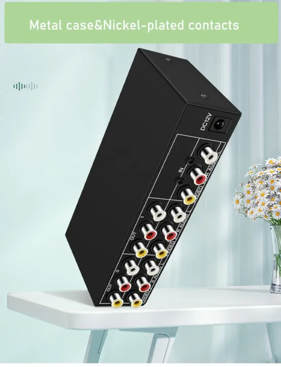 AV%20Splitte%201%20in%208/4%20out%20composite%20RCA%20Audio%20Video%20Splitter%204/8%20way%203%20RCA%20Splitter%20amplifier%20Distributor%20for%20PS2%20DVD%20Xbox%20Wii%20TV%20-%20Image%205
