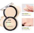 BoB Lady Face Highlighter Pressed Powder Matte Compact Water Resistant Oil Control Concealer Pigment Makeup Powder for Face. 