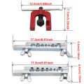 Copper pipe flaring tool Expander and fixture 7/16in 3/16in 1/4in 5/16in 3/8in 1/2in 5/8in Brass aluminum pipe flaring tool set. 