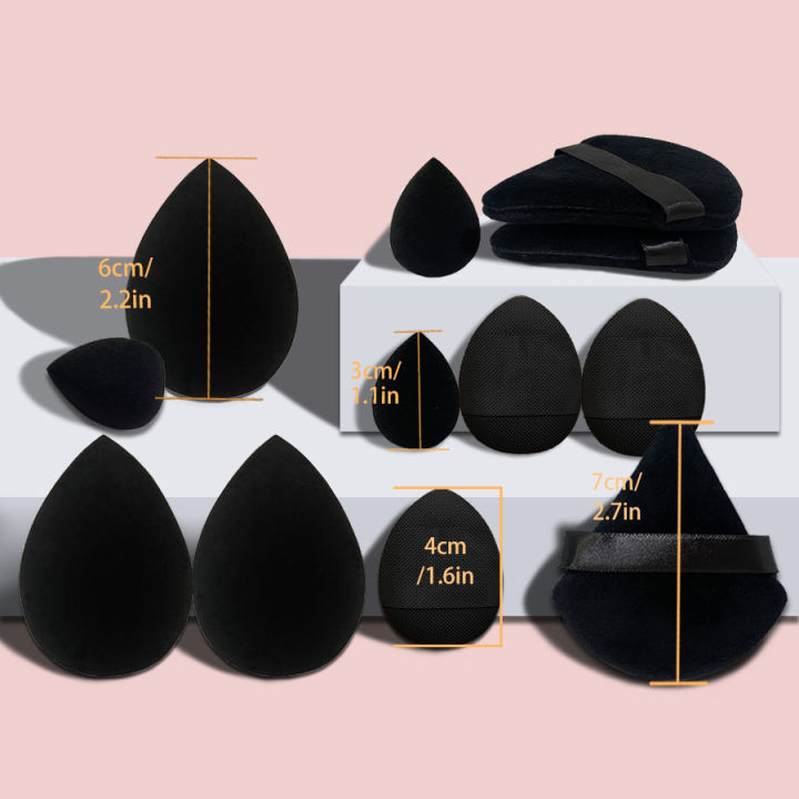 12pcs%20Makeup%20Tool%20Set%20Size%20Size%20Giant%20Soft%20Makeup%20Egg%20Makeup%20Powder%20Suitable%20for%20Base%20Makeup%20Corner%20Makeup%20Setting%20Novice%20Makeup%20-%20Image%202
