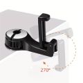 Multifunction Rear Headrest Hook Car Phone Holder Adjustable Automobile Headrest Phone Clip for Navigation.