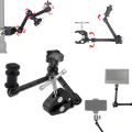 7 inch or 11 inch Articulating Magic Arm + Super Clamp for DSLR Rig Camera to LCD Monito, LED Video Light Camera Accessories.