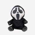 New 18cm Ghostface Plush Toy Death Figure Horror Doll Soft Stuffed Grimace  Halloween Toy Doll Halloween Decoration Doll . 