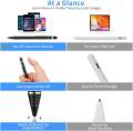 Evach Active Stylus Digital Pen with Ultra Fine Tip for iPad iPhone Samsung Tablets, Compatible with Apple Pen, Stylus Pen for iPad Pro - Black. 