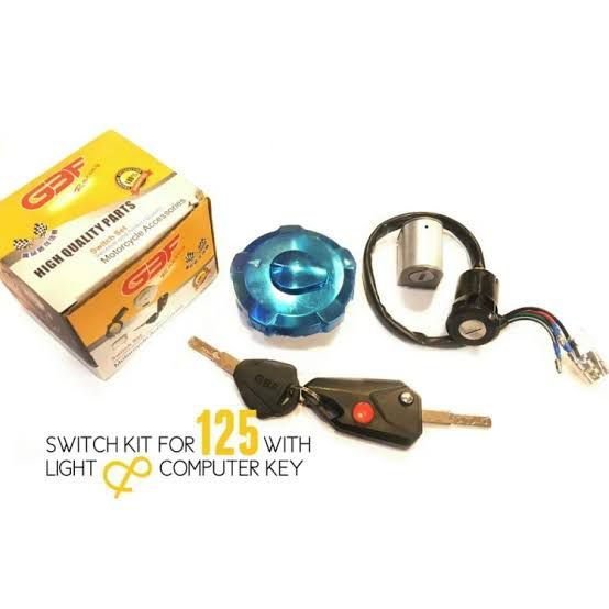 GBF 3pc Switch kit with computer key for CG125/CD70