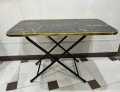 Modern Folding Table |Cofee Table | Computer Table | For Kitchen, Living Room and Bed Room Rectangle Shape Round Shape |  Folding Table Dining Table and Study Table Wooden Top metal Frame. 