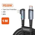 Toocki 20W PD 3.0 USB C Cable for iPhone 15 14 13 12 Pro Max Fast Charging Charger for MacBook iPad Pro Max Lightning Wire Cord.