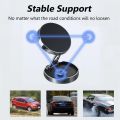 Round Folding Magnetic Car Holder 360 Degree Rotatable Mobile Phone Bracket Mount Strong Magnet Support For iPhone  Stand. 