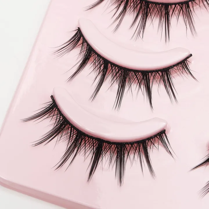 MJ%205Pairs%20Little%20Devil%20False%20Lashes%20Natural%20Fake%20Eyelashes%20Fluffy%20Soft%20Daily%20COS%20Full%20Strip%20Lashes%20Band%20-%20Image%203