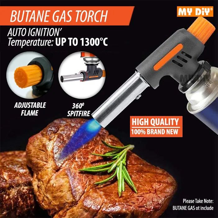 đĨ MYDIY Camping Gas Torch â Butane Burner 807 Multipurpose Gas Torch | Welding Flame Gun | BBQ Fire Starter | Soldering & Ignition Tool