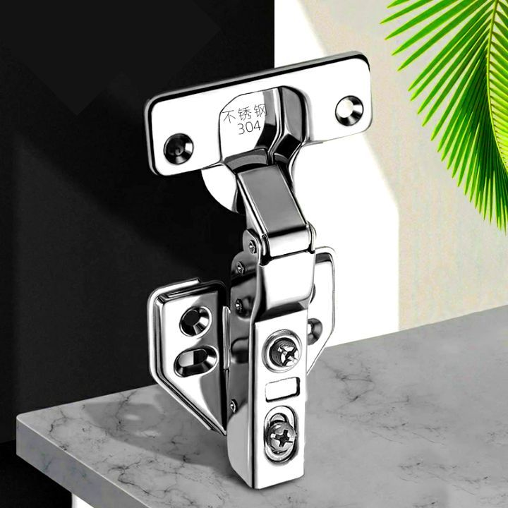 [ Pack Of Two ].3 D Stainless Steel Cabinet Hinge Door Hydraulic Hinge ...