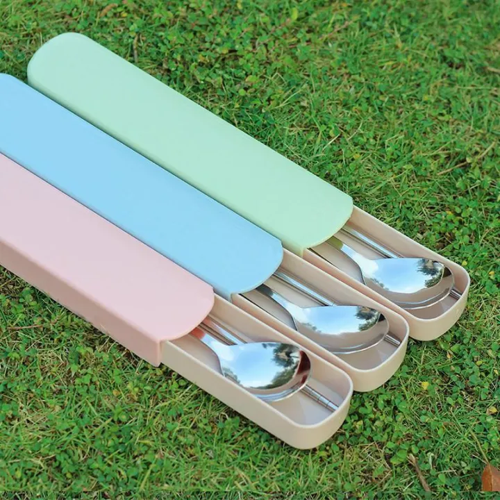4Pcs/Set%20Stainless%20Steel%20Chopsticks%20Spoon%20Fork%20Steak%20Knife%20with%20Storage%20Case%20Travel%20Camping%20Cutlery%20Set%20Portable%20Tableware%20-%20Image%204