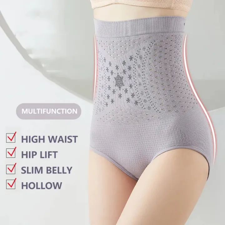 Unique%20Fiber%20Restoration%20Shaper%20Brief%20Women%20Tummy%20Control%20Shapewear%20Hollow%20Out%20Fat%20Burning%20Slimming%20High%20Waist%20Underwear%20Panties%20-%20Image%204
