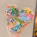 10PCS Handmade Colorful Hair Clips:Star&Heart Shaped Barrettes, Cute Hair Accessories for Girls, Vibrant Hairpins for Daily Wear. 