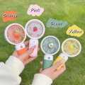 Cute Mini Fan USB Rechargeable Hand Fan with Phone Holder – Portable Powerful Cooling Fan for Travel, Office & Outdoor.