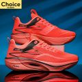 Marathon Running Shoes Men Sports Air Cushion Carbon Board Breathable Lightweight Comfortable Women's Athletic Nonskid Sneakers. 