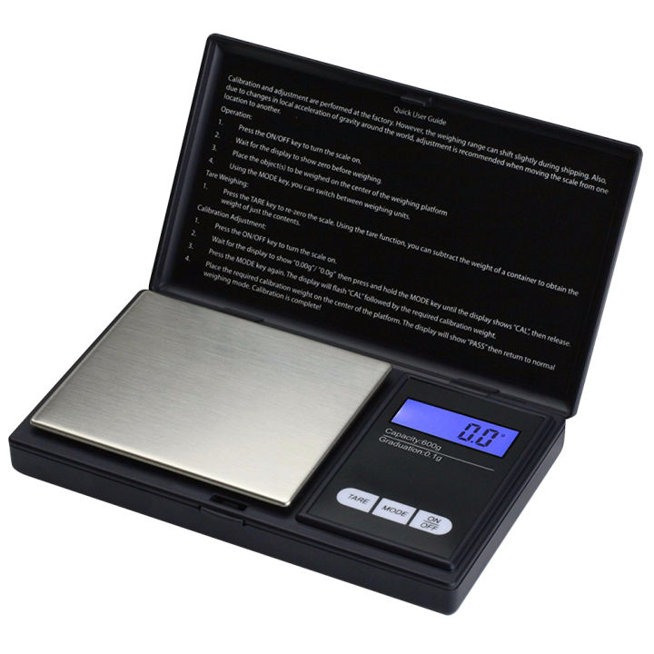 1kg/0.1g Digital Gold Jewellery Weighing Scales Pocket Mini Jewelry Scale Back-lit LCD Display 7 Units Conversion Auto Off
