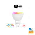 Ewelink GU10 Zigbee LED Bulbs WiFi Smart LED Lamp RGB CW WW Ewelink App Control Led Light Bulb Works With Alexa  Yandex lightify. 