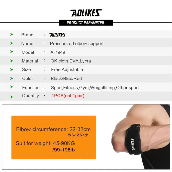 AOLIKES%201PCS%20Tennis%20Elbow%20Brace,Pain%20Relief%20for%20Tennis%20Elbow%20&%20Golfer's%20Elbow,Tendonitis%20Elbow%20Brace%20Support%20&%20Strap%20for%20Men%20-%20Image%203
