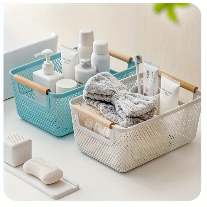Durable%20Open%20Plastic%20Storage%20Basket%20with%20Double%20Wooden%20Handles%20-%20For%20Bathroom,%20Kitchen,%20and%20Outdoor%20Organization,%20Shelf%20Baskets%20-%20Image%205