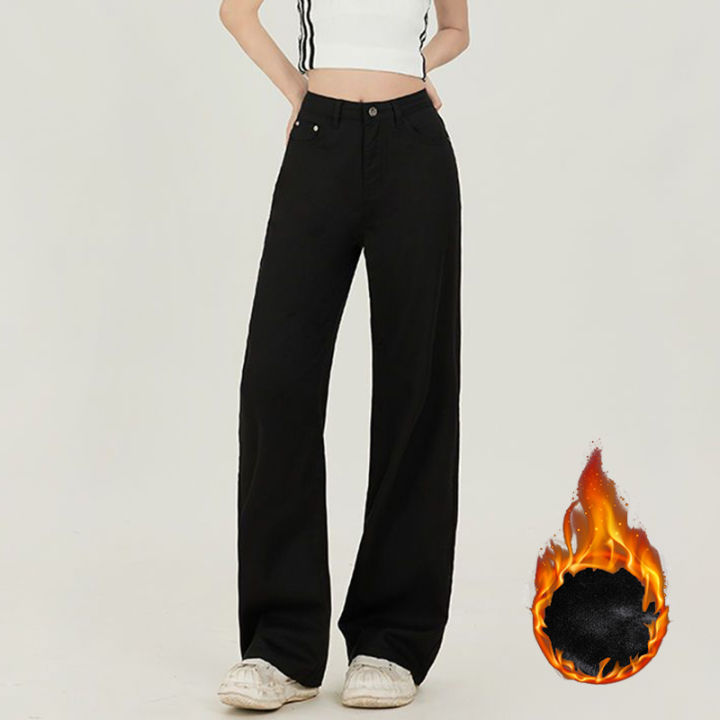 Winter%20Female%20High%20Waist%20Thermal%20Jeans%20Snow%20Warm%20Plush%20Jeans%20Girls%20Fleece%20Denim%20Pants%20Women%20Fashion%20Straight%20Leg%20Trousers%20-%20Image%207