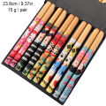 Japanese 5Pairs Bamboo Chopsticks for Sushi Non-Slip Food Sticks Hot Pot Reusable Chinese Chopsticks Tableware Kitchen Tools.