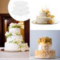 Multi-layer Cake Stand Suspended Gasket Cake Tier Support Cake Dowel Rods Set Cake Stands Support Straw Frame DIY Cake Decor.