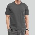 2025 Summer Cotton T-Shirt High Quality Casual Oversize Tee Men Women Short Sleeves Tee Shirt Boys Basic Solid color Sports Tops. 