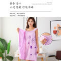 Women's Oversized Towel Dress - Cute Summer Lightweight Microfiber Bathrobe for Girls & Adults, Sleeveless Home Loungewear, Slee.