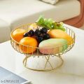 Countertop Fruit and Vegetables Basket | Multipurpose Anti Rust Metal Wire Stand for Kitchen, Dining Table and Bathroom. 