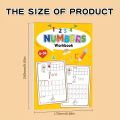 32 Pages, Children's Digital Writing Practice Book, Writing Aids, Improve Writing Skills, Number Recognition from 0-30, Fun Coloring Practice Book, Early Education Pen Control Training Workbook.