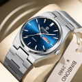 BINBOND Top Brand Luxury Men Quartz Watches Original Watch for Man Waterproof Luminous Date Week Stainless Steel Wristwatch Male. 