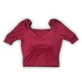 Padded Crop Top Blouse - Special Edition. 