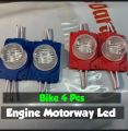 Bike 4 pc gol led light install under tank. 