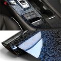 Car Stickers Vinyl Wrap Carbon Fiber Films Grayish Blue Wrap Decal Auto Body Decoration Waterproof Stickers for Car Accessories.