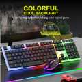 Gaming Keyboard Rgb Lighting D701 - Elevate Your Gaming Setup With Stylish Backlit Keyboard - Perfect For Gamers. 